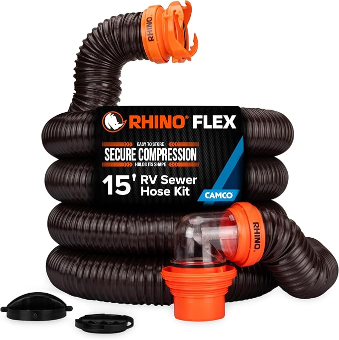 Camco 15’ Sewer Hose Kit